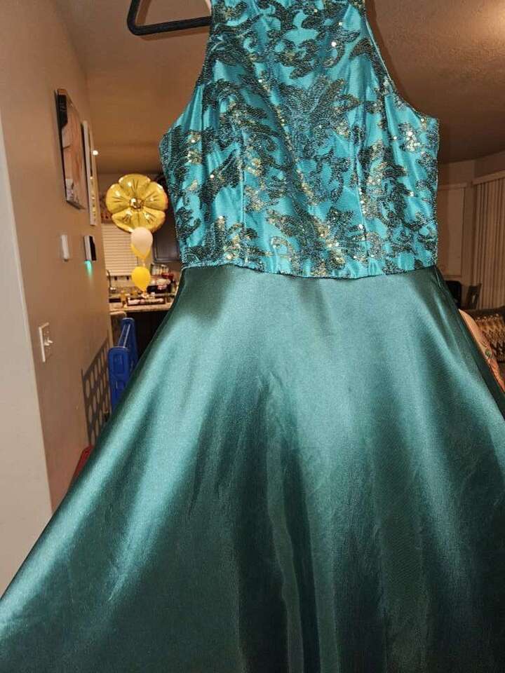 size 14 jr prom dress