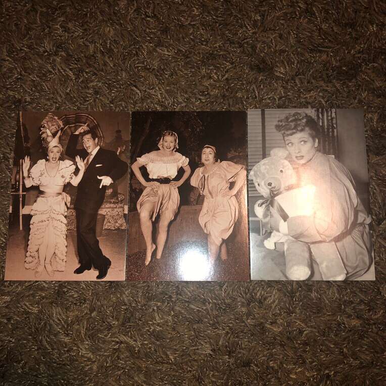 3 I Love Lucy Picture Cards