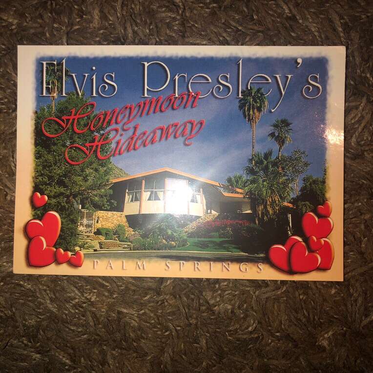 Elvis Presley’s Honeymoon Hideaway Postcard