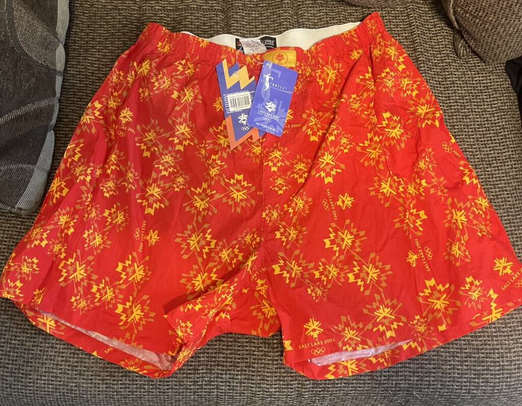 Olympic Salt Lake 2002 Boxers Size: XL
