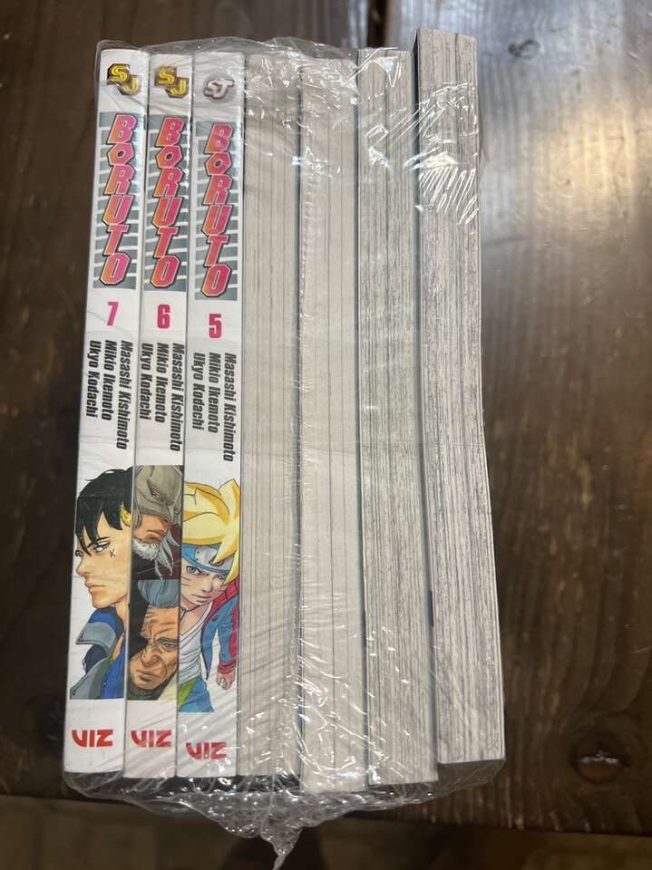 Burto Naruto Next Generations Anime Book 1-7