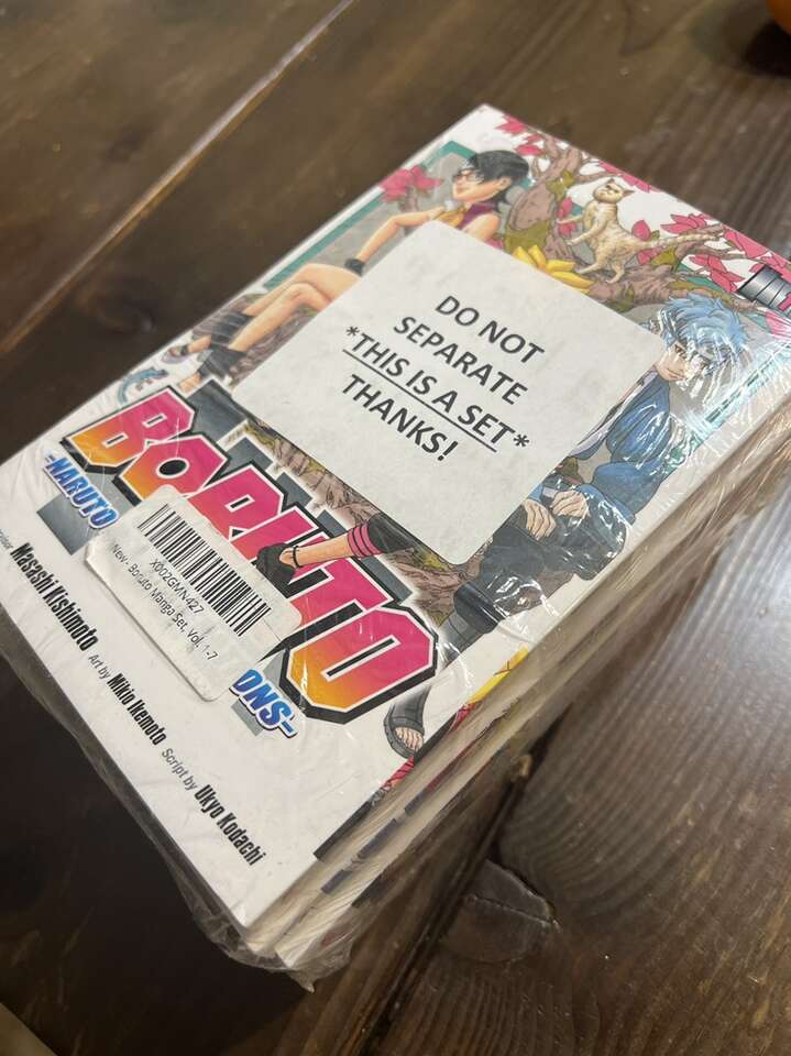 Naruto/ Boruto Manga Volumes 1 thru 7 Set