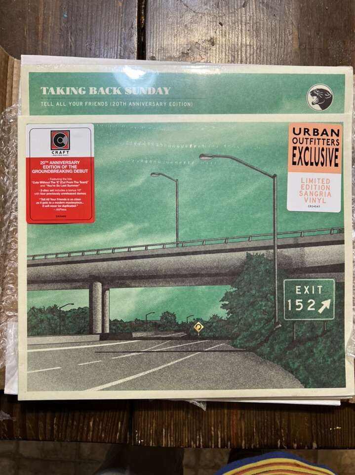 Taking Back Sunday Limited Sangria Colored Vinyl