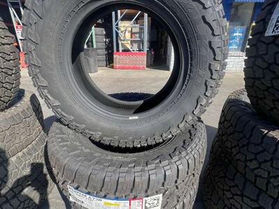 FULL SET OF P265/65R17 FALKEN WILD PEAK A/T3 WITH 55K MILES WARRANTY. AWESOME DEAL.