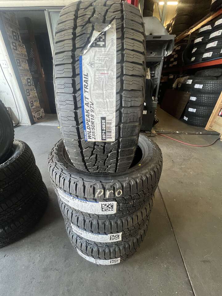SET OF 235/50R18 FALKEN TRAIL A/T WITH 55.000 MILES WARRANTY AWESOME DEAL