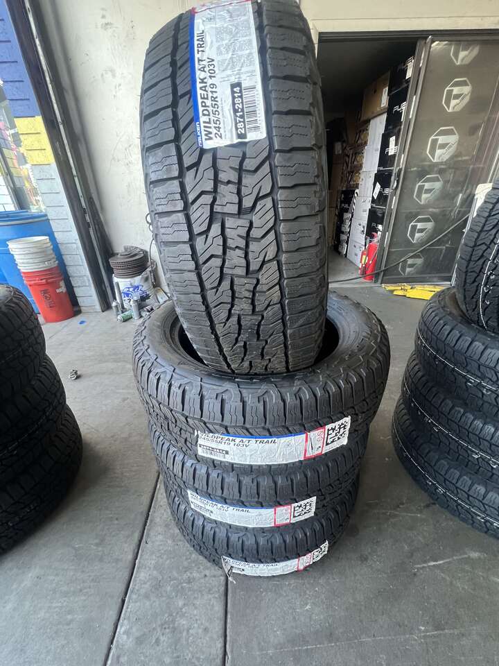 SET OF 245/55R19 FALKEN TRAIL A/T WITH 55.000 MILES WARRANTY AWESOME DEAL