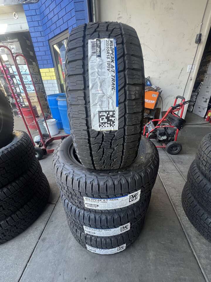SET OF 255/55R18 FALKEN TRAIL A/T WITH 55.000 MILES WARRANTY AWESOME DEAL