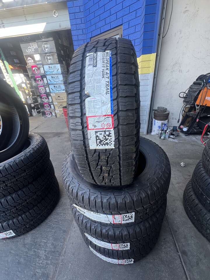 SET OF 255/60R9 FALKEN TRAIL A/T WITH 55.000 MILES WARRANTY AWESOME DEAL