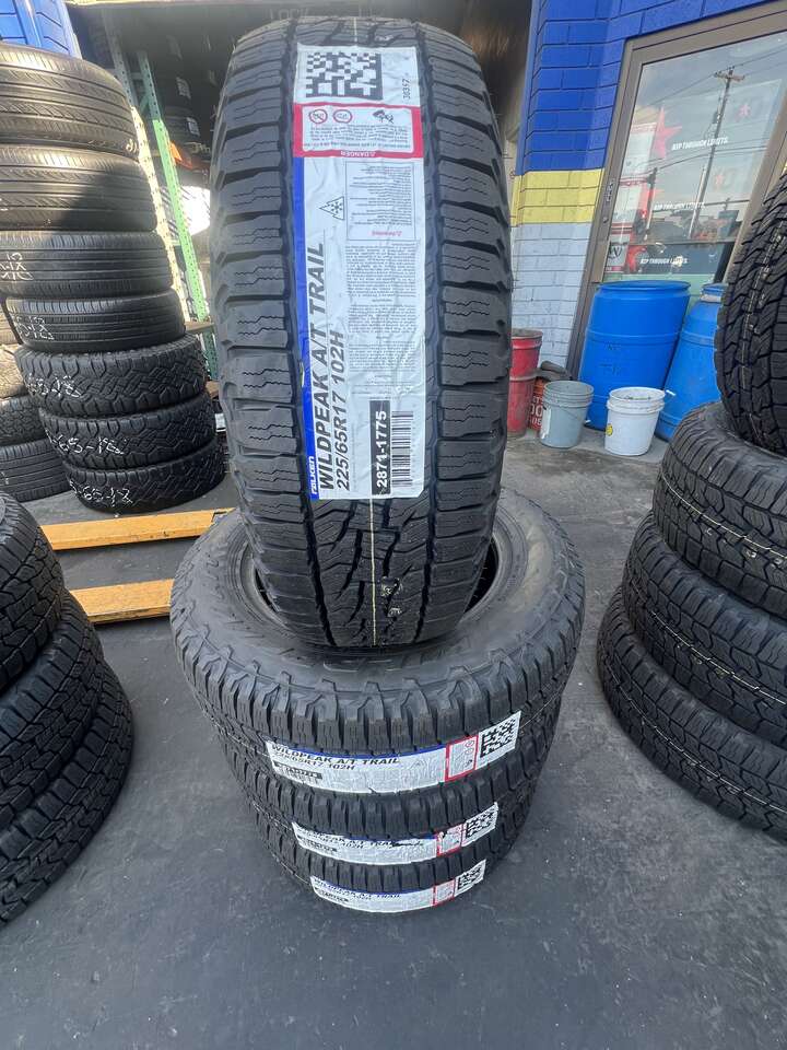 SET OF 225/65R17 FALKEN TRAIL A/T WITH 55.000 MILES WARRANTY AWESOME DEAL