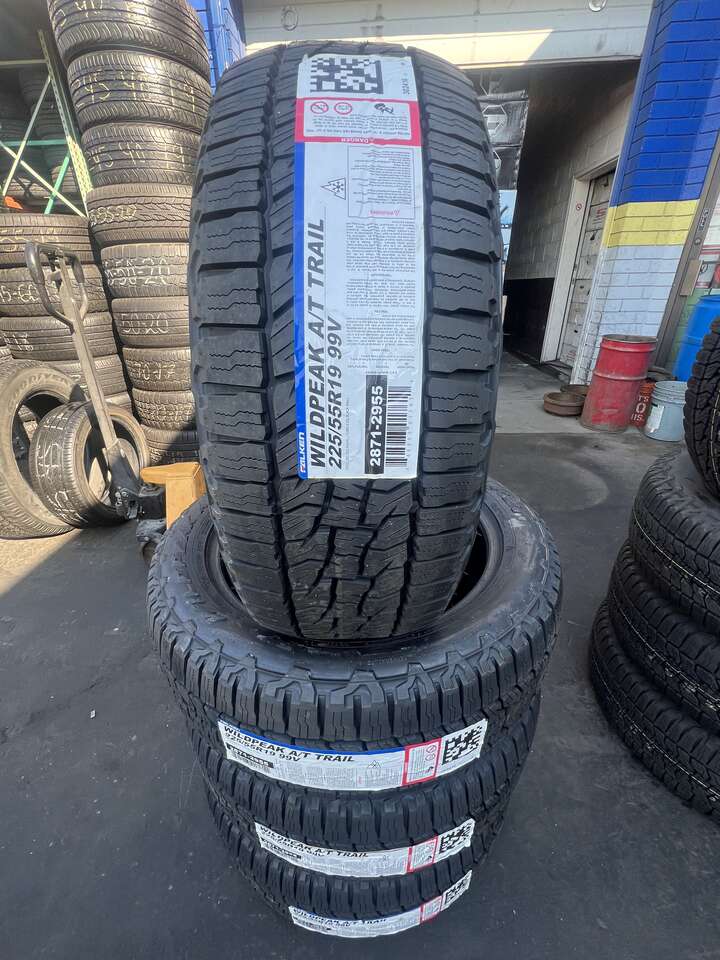 SET OF 225/55R19 FALKEN TRAIL A/T WITH 55.000 MILES WARRANTY AWESOME DEAL