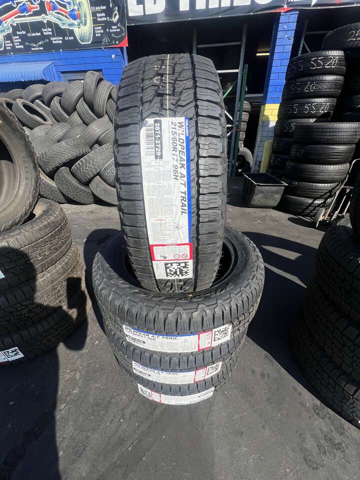 SET OF 215/60R17 FALKEN TRAIL A/T WITH 55.000 MILES WARRANTY AWESOME DEAL