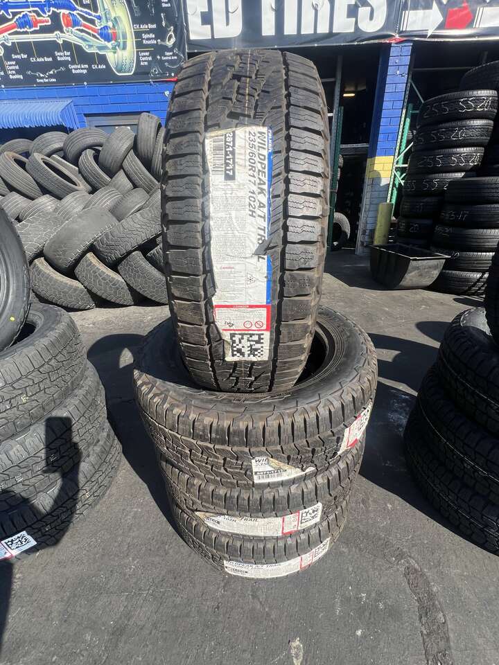 SET OF 235/60R17 FALKEN TRAIL A/T WITH 55.000 MILES WARRANTY AWESOME DEAL