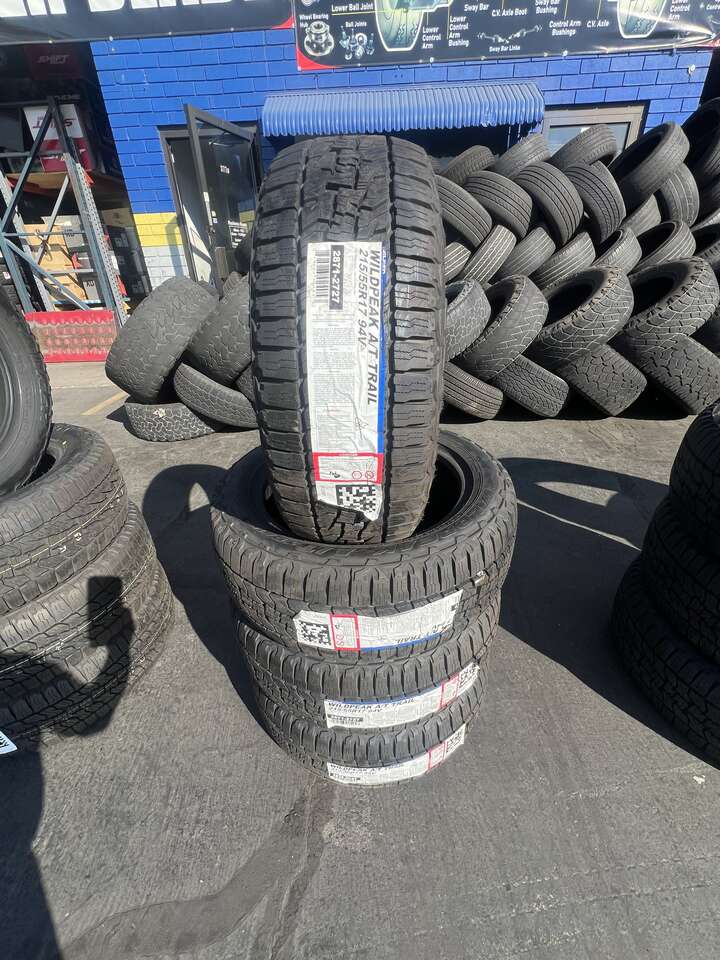 SET OF 215/55R17 FALKEN TRAIL A/T WITH 55.000 MILES WARRANTY AWESOME DEAL