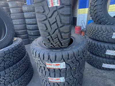 SET OF LT37X12.50R20 TOYO OPEN COUNTRY R/T LOAD RANGE E 10PLY ,WITH 45.000 MILES WARRANTY AWESOME DEAL