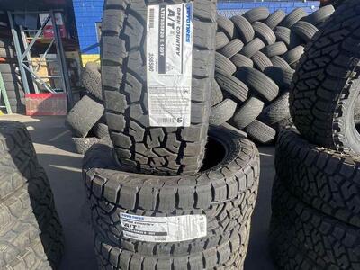SET OF LT275/55R20 TOYO OPEN COUNTRY A/T LOAD RANGE E 10PLY ,WITH 55.000 MILES WARRANTY AWESOME DEAL