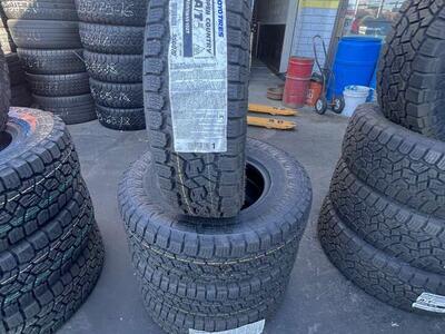 SET OF LT235/75R15 TOYO OPEN COUNTRY A/T LOAD RANGE C 6PLY ,WITH 45.000 MILES WARRANTY AWESOME DEAL