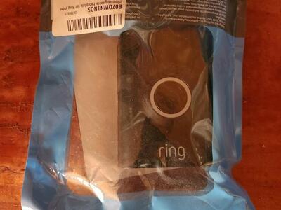 Ring 2 doorbell black cover