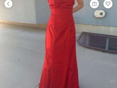 Red Formal Dress Size Small