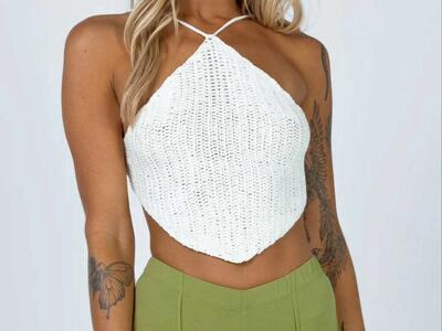 Princess Polly Knit WXS Top White Women's