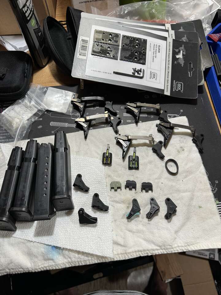 Glock Parts Magazines, Sights, Triggers