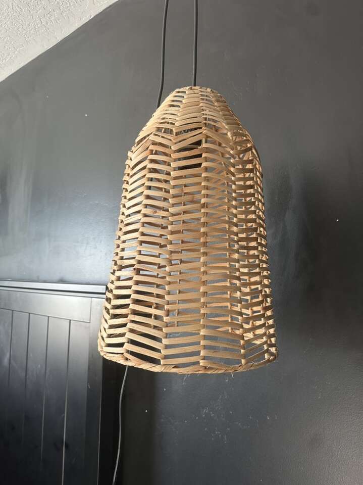 Rattan Hanging Light Covers