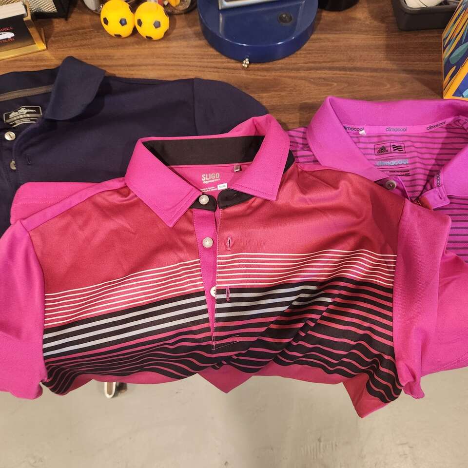 Golf shirts size Large