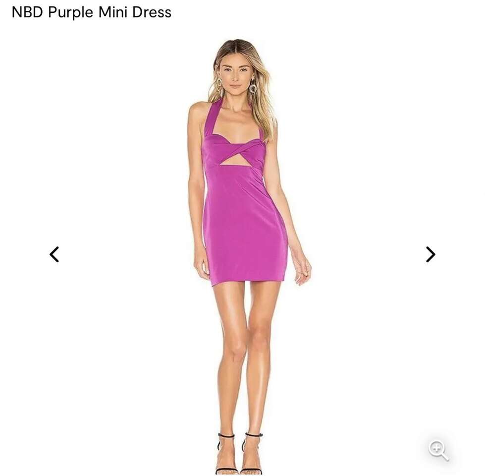 NWT, NBD purple mini dress for sale