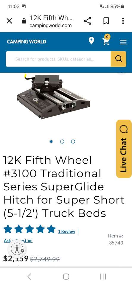 Fifth wheel hitch