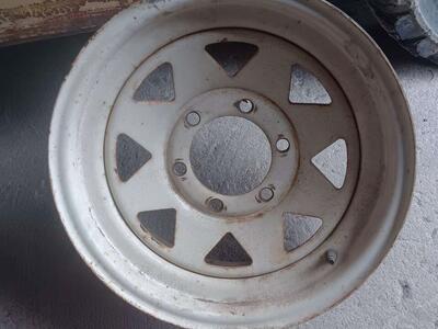 6 Lug 15x6 trailer wheel