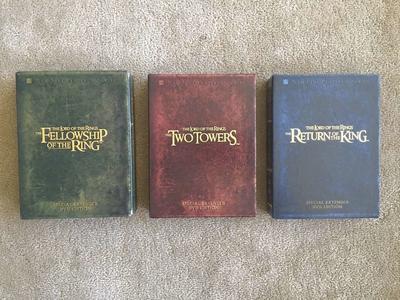 2004 The Lord of the Rings Extended Edition DVDs