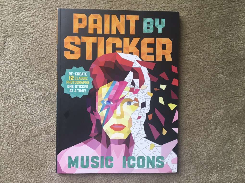 NEW Paint by Sticker: Music Icons