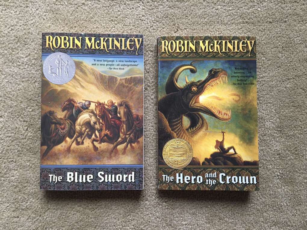 The Blue Sword and The Hero and the Crown, by Robin McKinley