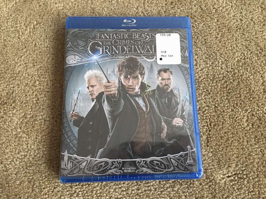 NEW Fantastic Beasts: The Crimes of Grindelwald Blu-ray Disc