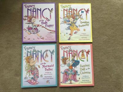 Four Fancy Nancy Hardback Books
