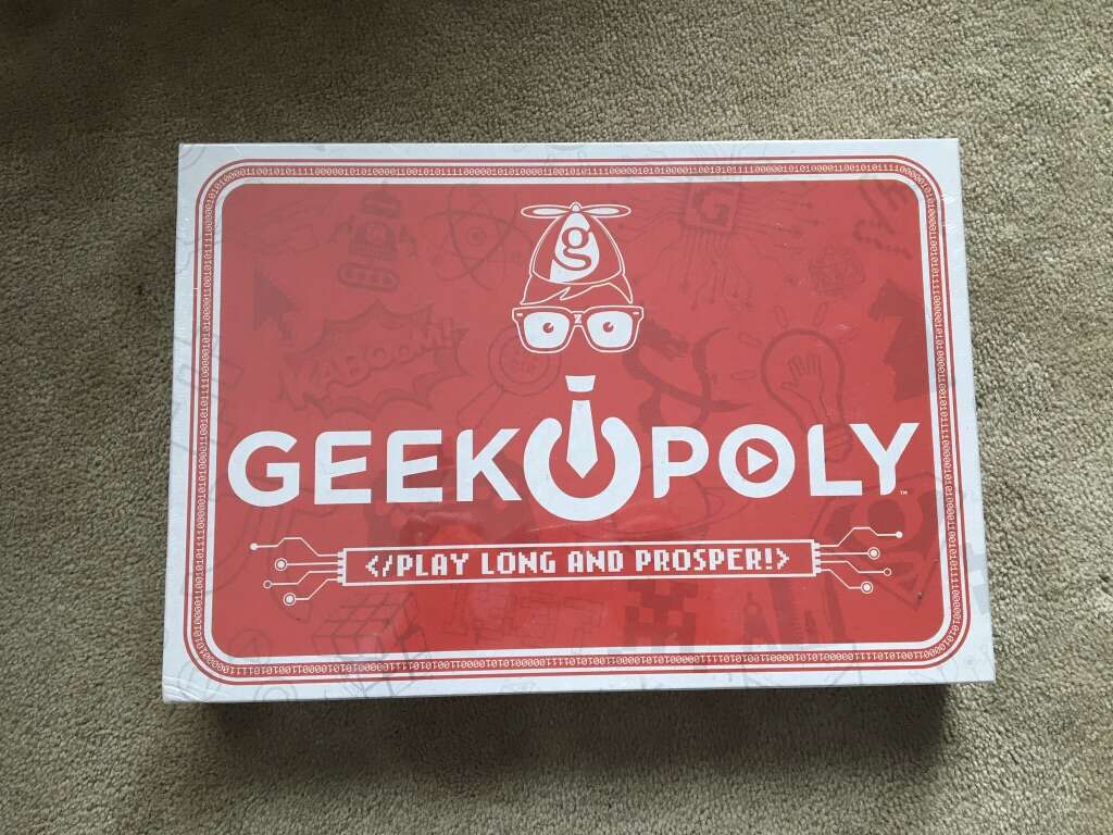 NEW Geekopoly Board Game