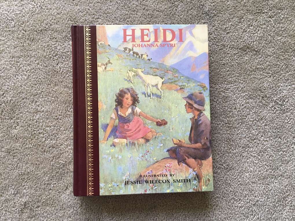 Vintage Heidi, by Johanna Spyri, illustrated by Jessie Willcox Smith