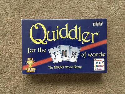 NEW Quiddler Game