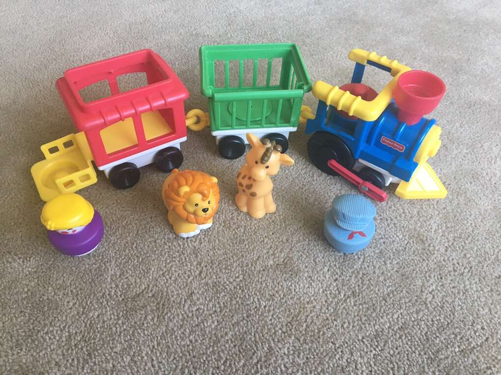 Vintage Fisher-Price Chunky Little People Circus Train