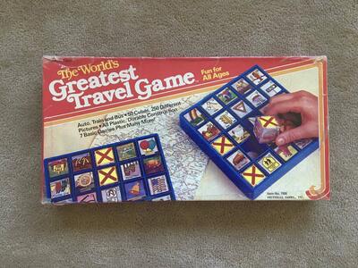 COMPLETE Vintage The World's Greatest Travel Game