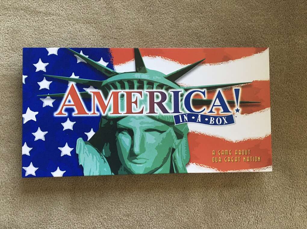 COMPLETE America in a Box Board Game