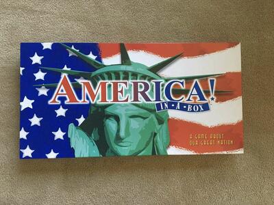 COMPLETE America in a Box Board Game