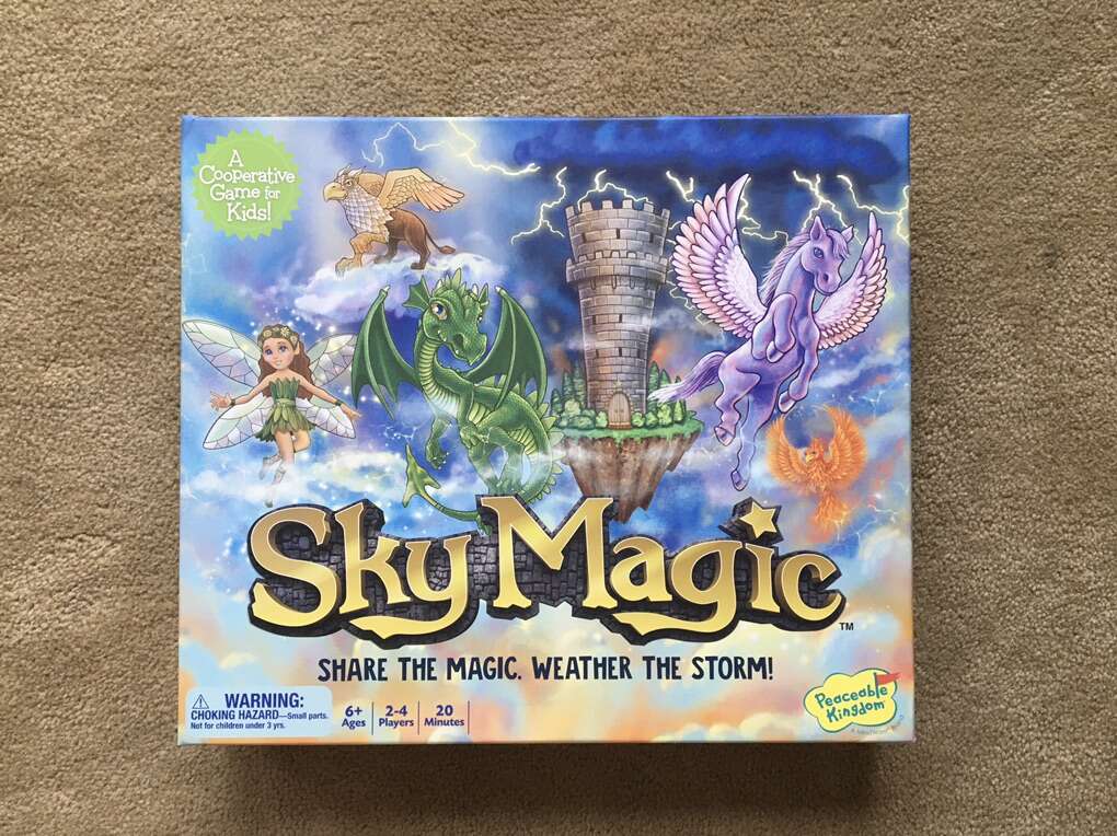 COMPLETE Sky Magic Board Game