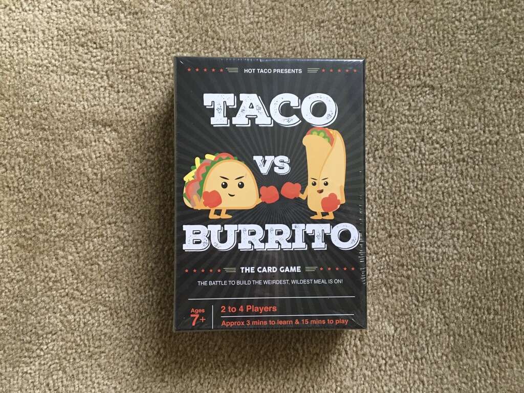NEW Taco vs. Burrito Card Game
