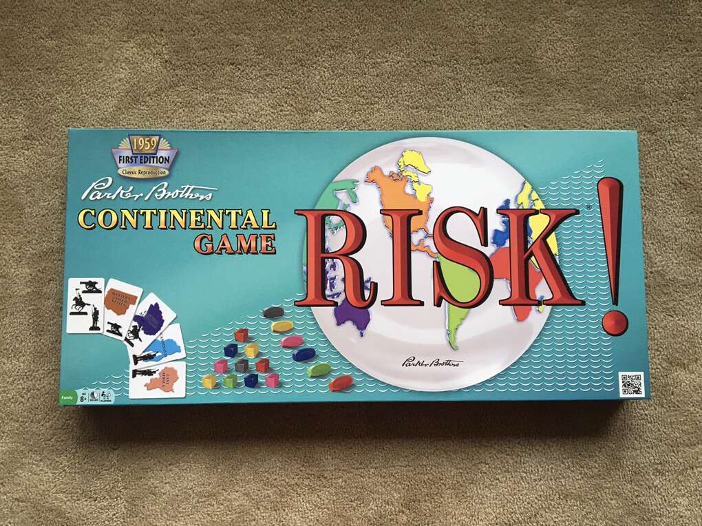 RISK! Continental Game, 1959 First Edition Classic Reproduction