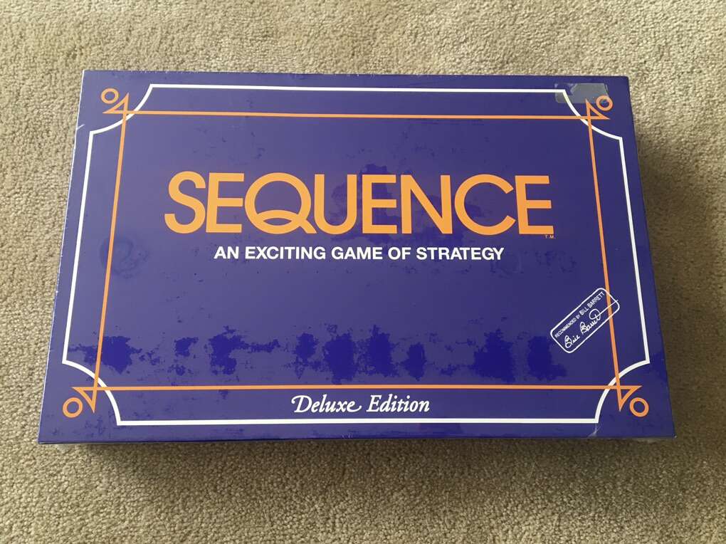 NEW Vintage Deluxe Sequence Board Game