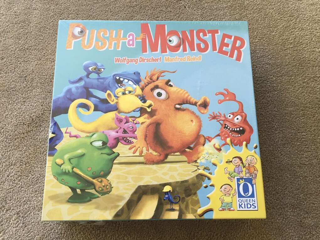 NEW Push-a-Monster Board Game