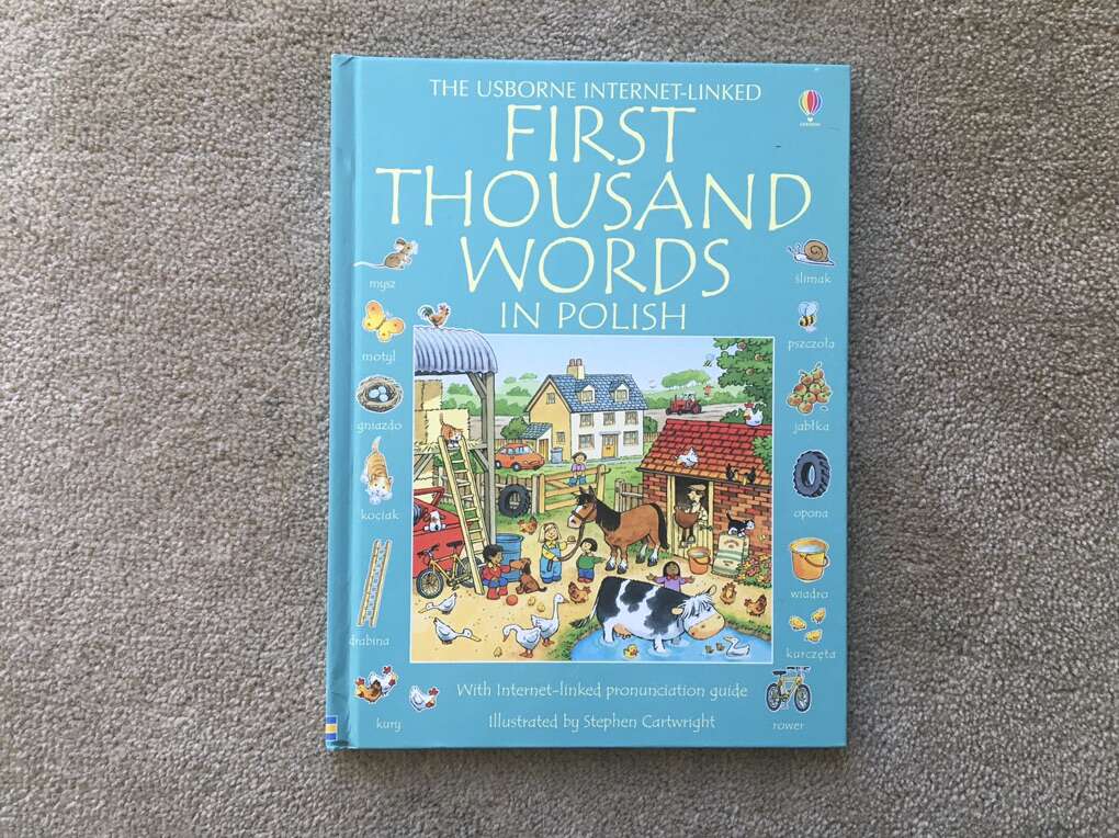 Usborne First Thousand Words in Polish