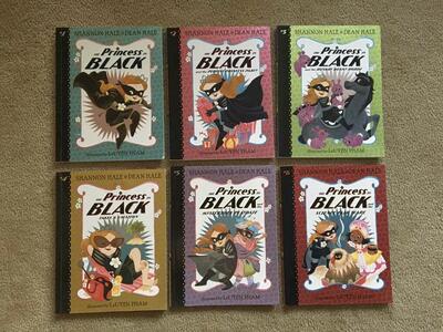 Princess in Black Series 1-6, by Shannon and Dean Hale (paperbacks)