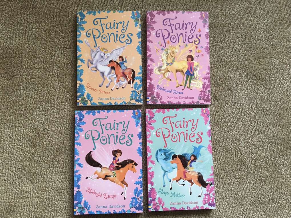 4 Usborne Fairy Ponies Books, by Zanna Davidson