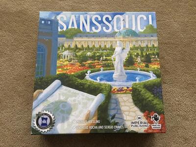 COMPLETE Sanssouci Board Game (damaged box)